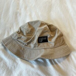 Dutch Bros Tan Bucket Hat with Patch and Pocket